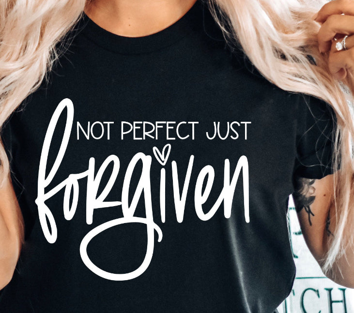 Not Perfect Just Forgiven 🩶