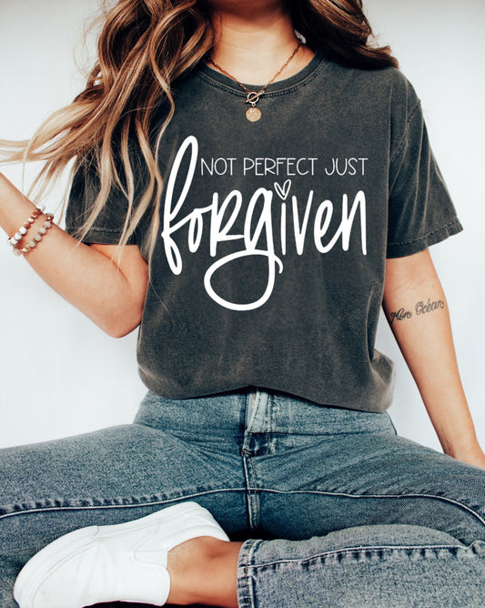 Not Perfect Just Forgiven 🩶